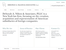 Tablet Screenshot of nilsonlaw.com